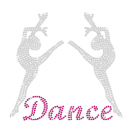 Crystal Bling Transfer Dancers Rhinestone Pattern